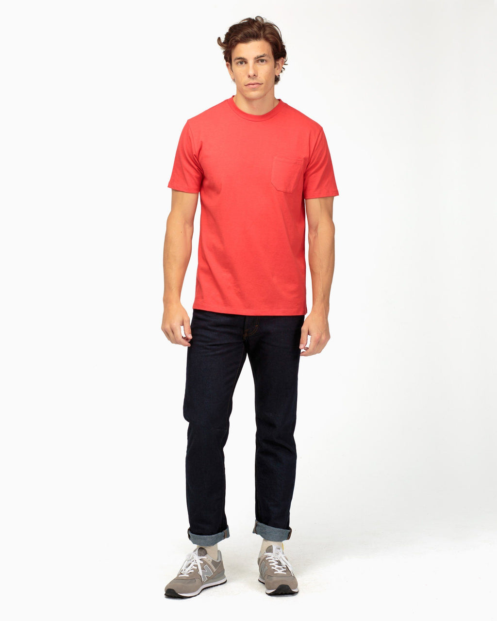 Midweight Crew Tee Red