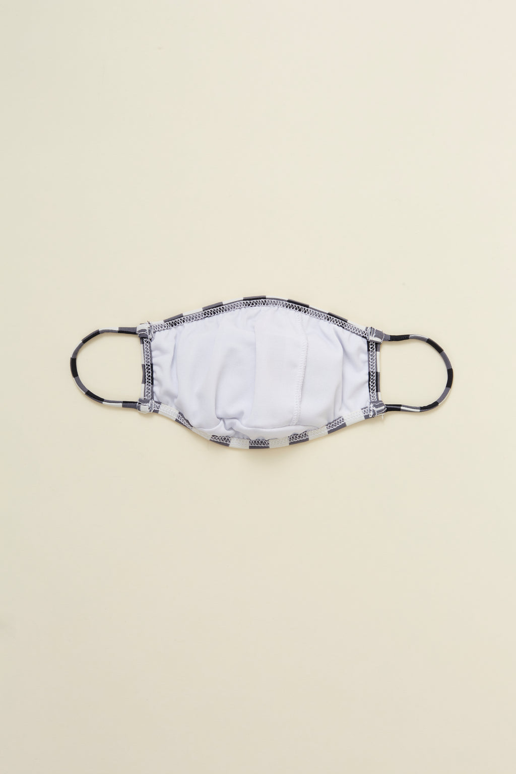 Face Mask Black & White Gingham