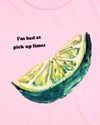 Pickup Limes Tee Pink