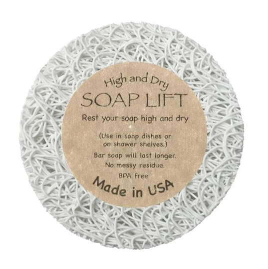 Soap Lift Round A Bout Soap Saver White
