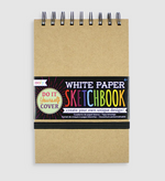 White diy cover sketchbook