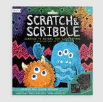 Monster pals scratch and scribble scratch art kit