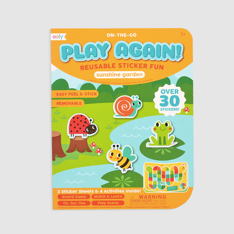 Play again! mini on-the-go activity kit - sunshine garden