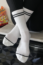Boyfriend Socks Classic White
