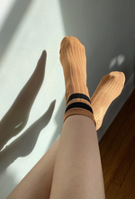 Her Varsity Socks Peanut