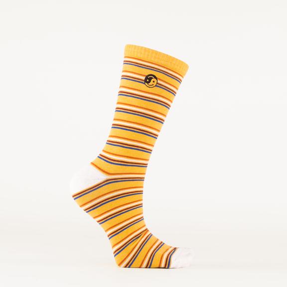 Beholder Men's All Good Gold Stripe Sock