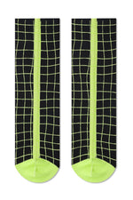 Grid Socks Black