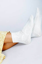 Yoshi Albino Shimmer Socks
