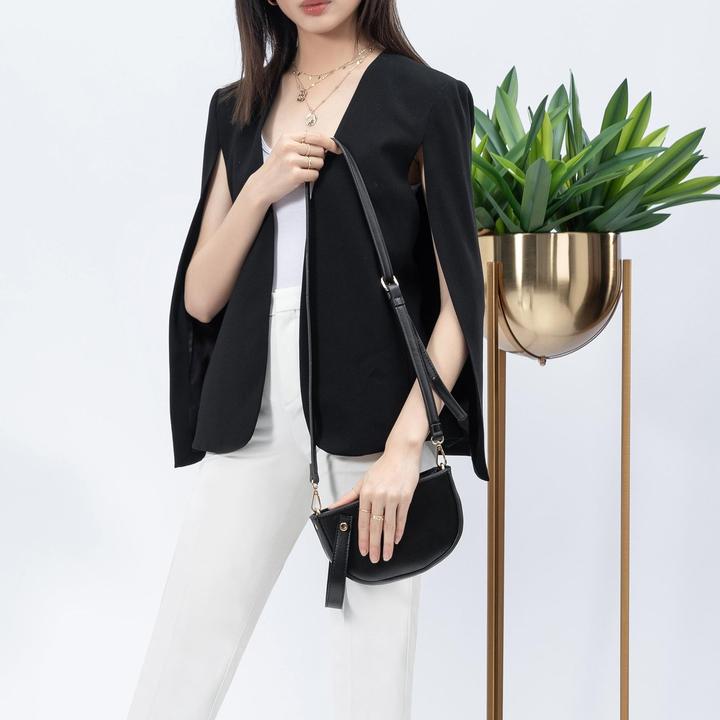 Renee Black Crossbody