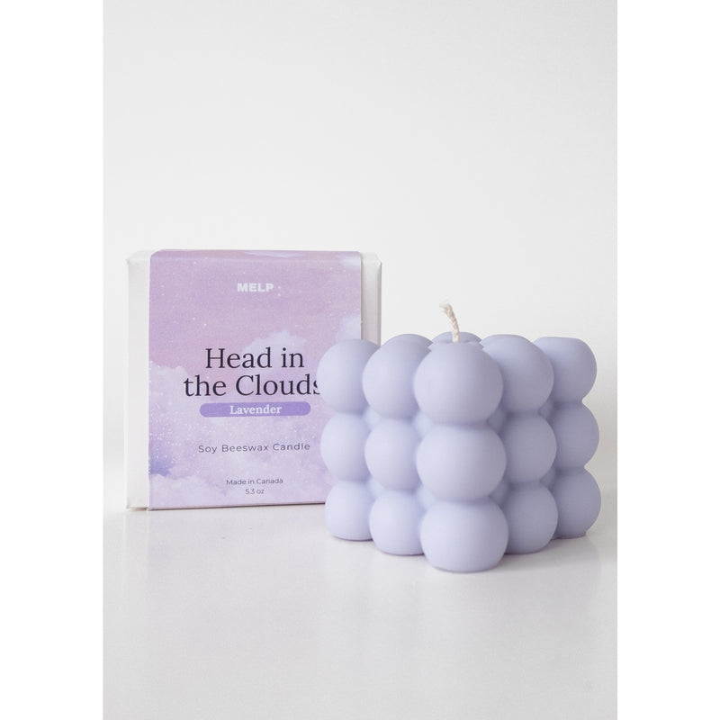 Lavender Soy Beeswax Cloud Candle