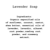 Lavender Soap 6oz