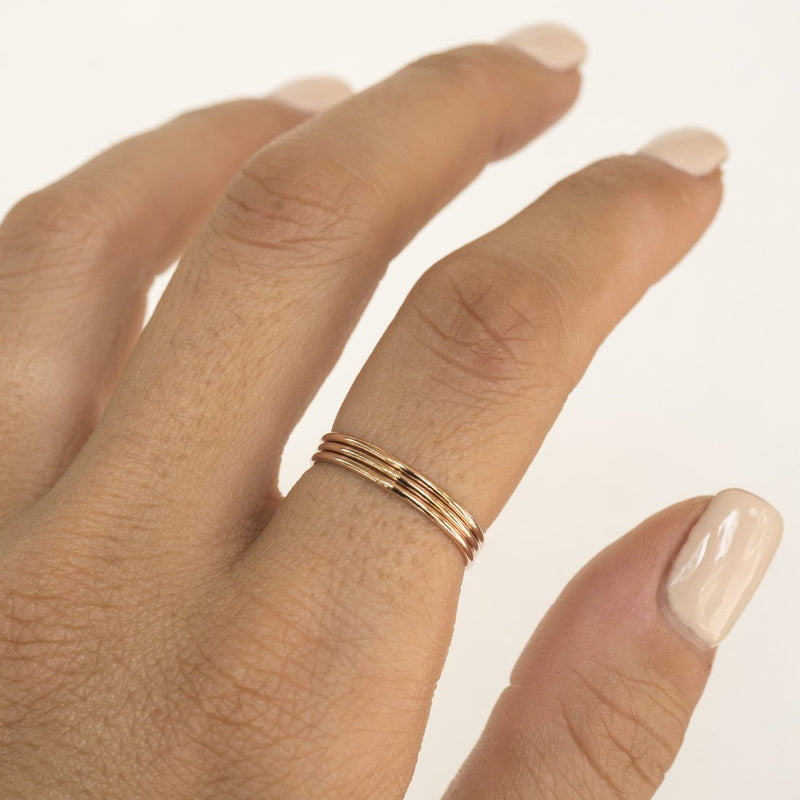Rose Gold Stacker Ring