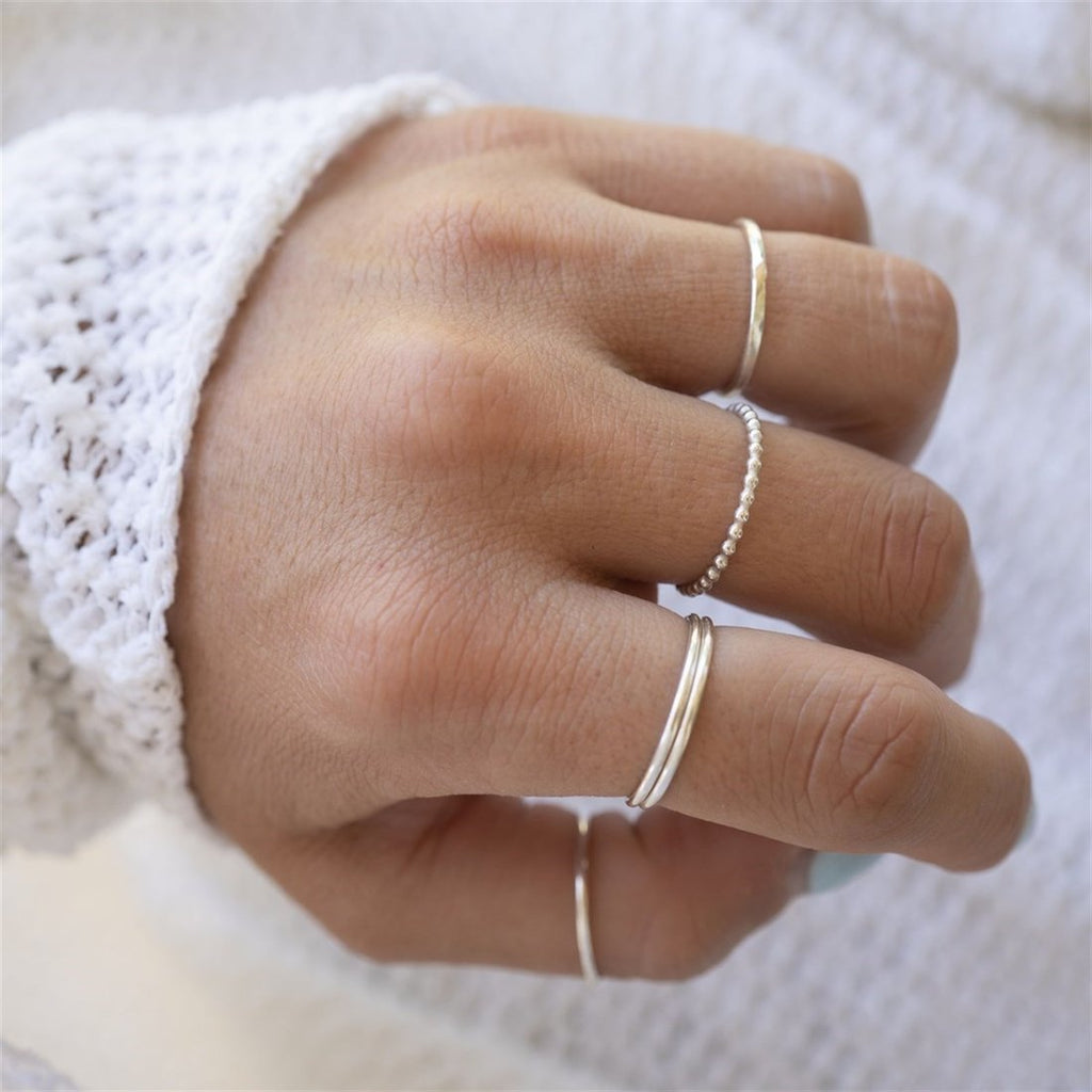 Silver Stacker Ring